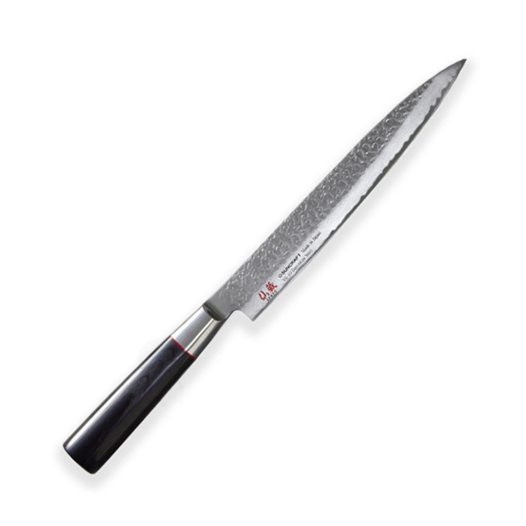 foto Japonsk� n�� Sashimi 210mm Suncraft Senzo Classic Damascus VG10